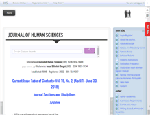 Tablet Screenshot of j-humansciences.com
